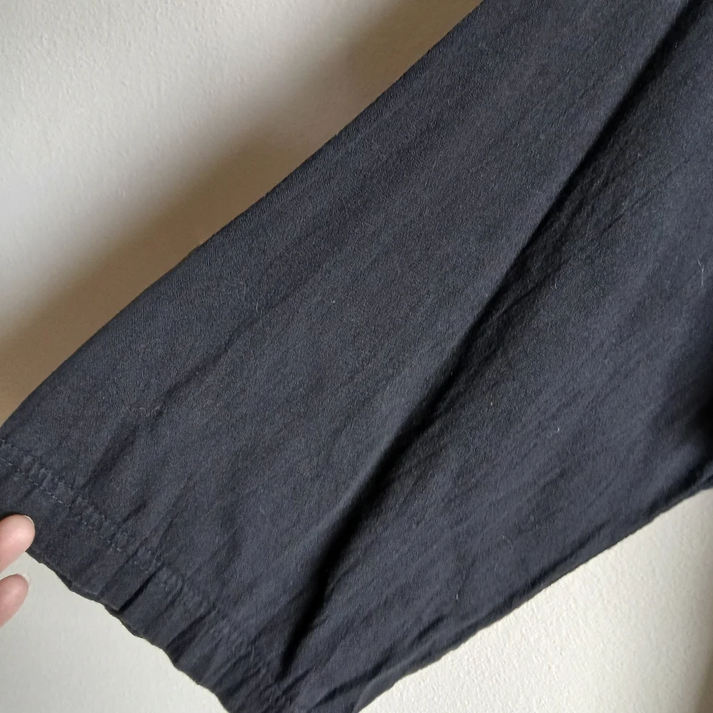 Jordan Taylor Beachwear Black  Cotton Button 3/4 Sleeves